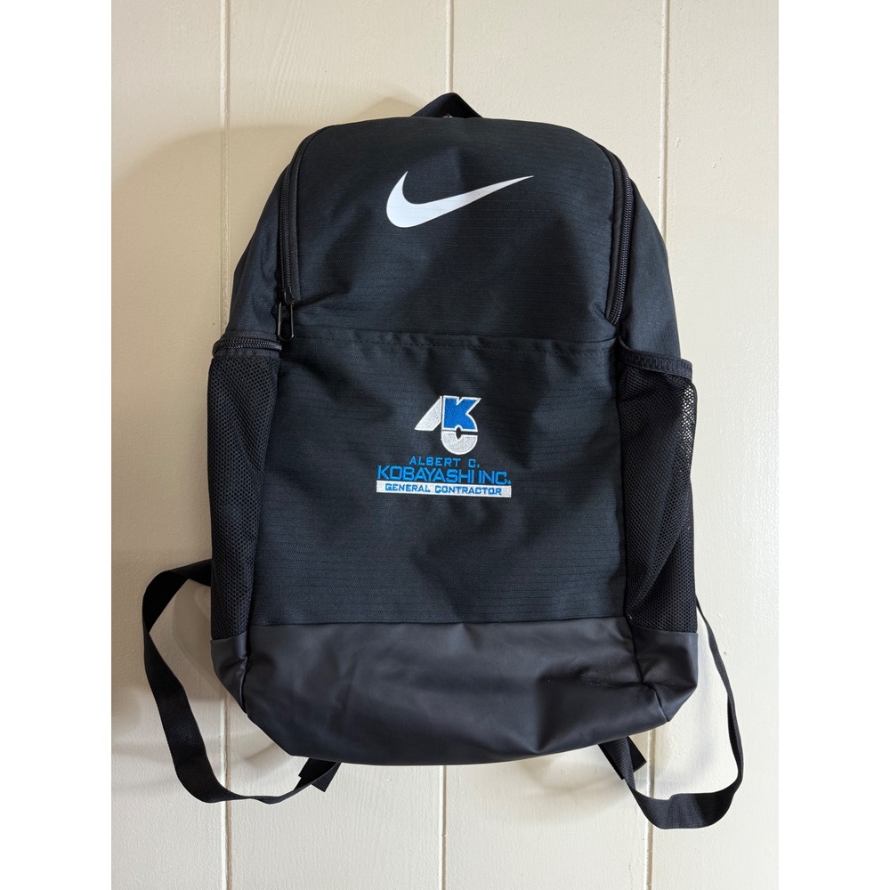 Nike Backpack Men's Black Albert C Kobayashi Inc General Contractor‎ School Bag